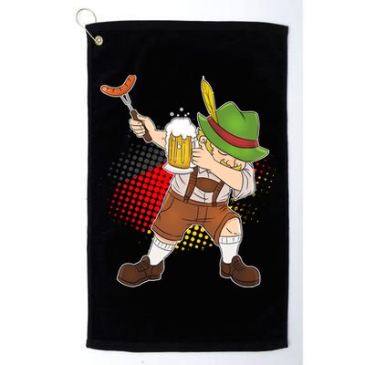 Dabbing Oktoberfest Guy Golf Towel