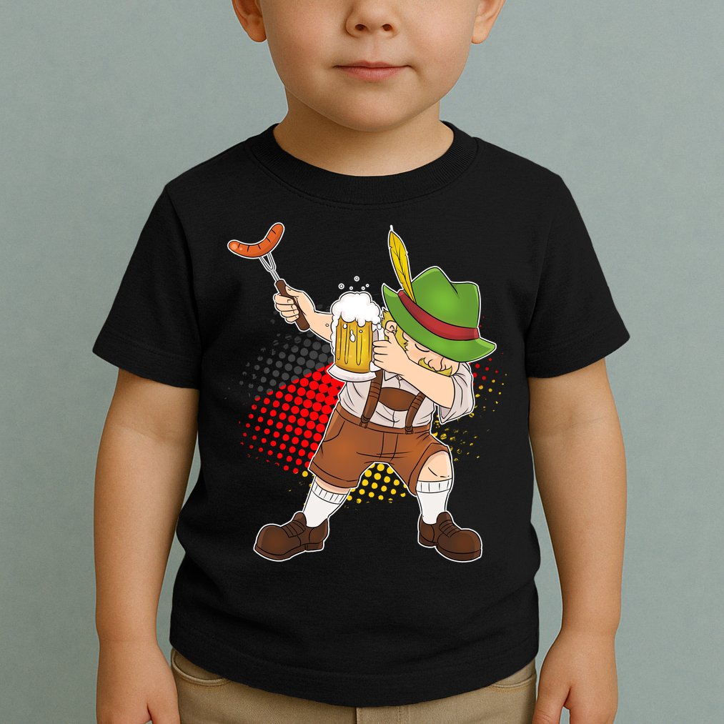 Dabbing Oktoberfest Guy Toddler T-Shirt