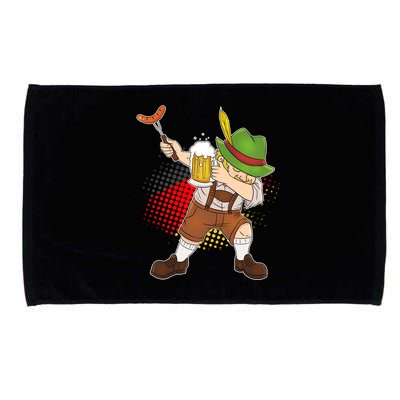 Dabbing Oktoberfest Guy Microfiber Hand Towel