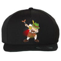 Dabbing Oktoberfest Guy Wool Snapback Cap