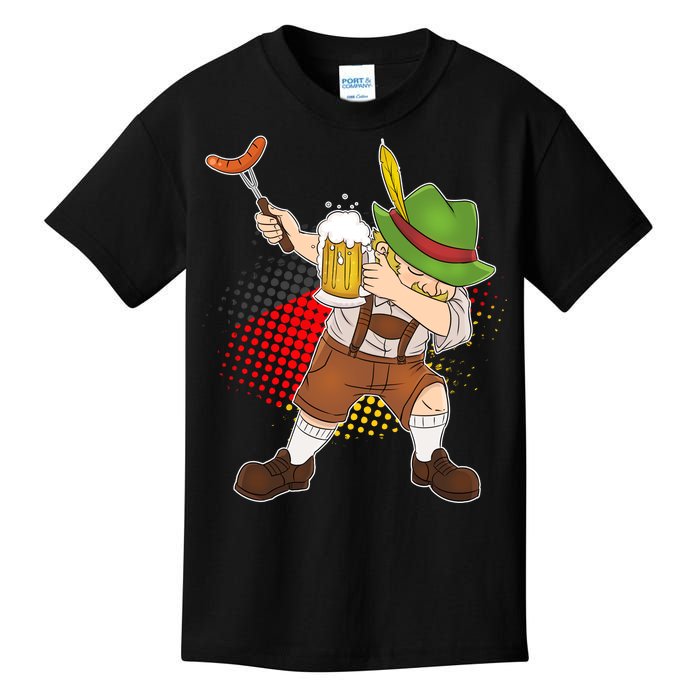 Dabbing Oktoberfest Guy Kids T-Shirt