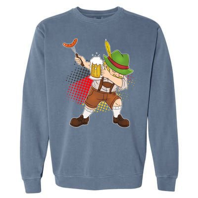 Dabbing Oktoberfest Guy Garment-Dyed Sweatshirt