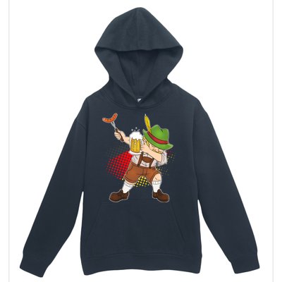 Dabbing Oktoberfest Guy Urban Pullover Hoodie