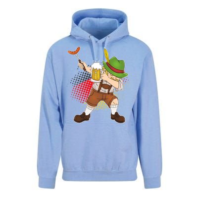 Dabbing Oktoberfest Guy Unisex Surf Hoodie