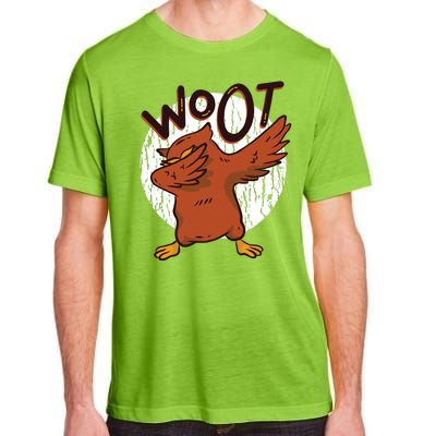 Dabbing Owl Woot Adult ChromaSoft Performance T-Shirt