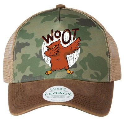Dabbing Owl Woot Legacy Tie Dye Trucker Hat