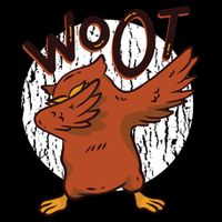 Dabbing Owl Woot 7-Panel Snapback Hat
