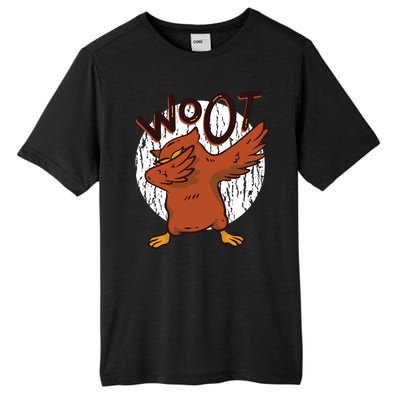 Dabbing Owl Woot Tall Fusion ChromaSoft Performance T-Shirt