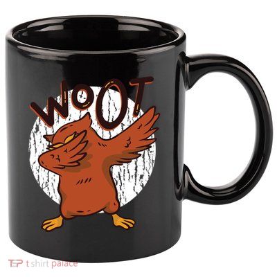 Dabbing Owl Woot 11oz C Handle Ceramic Mug