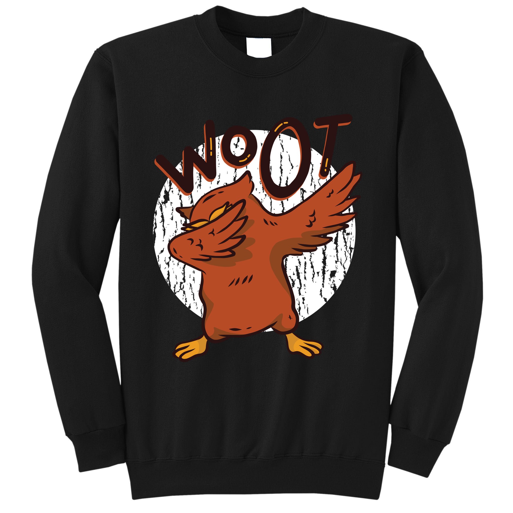 Dabbing Owl Woot Tall Sweatshirt