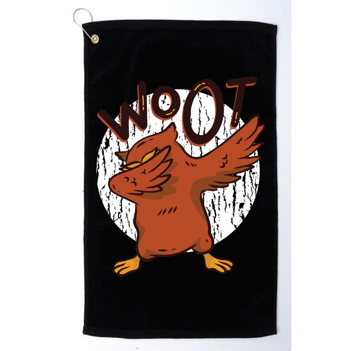 Dabbing Owl Woot Golf Towel
