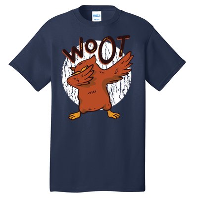 Dabbing Owl Woot Tall T-Shirt