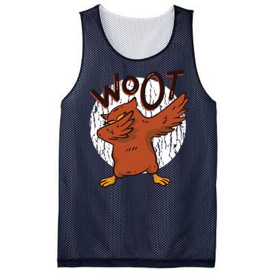 Dabbing Owl Woot Mesh Reversible Basketball Jersey Tank