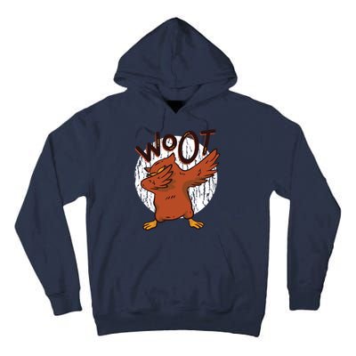 Dabbing Owl Woot Tall Hoodie