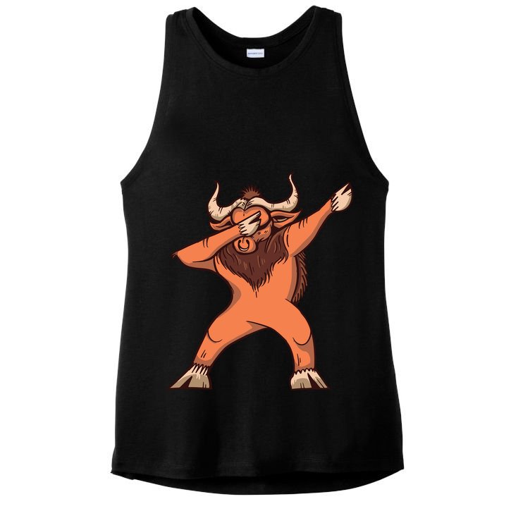 Dabbing Ox Ladies PosiCharge Tri-Blend Wicking Tank