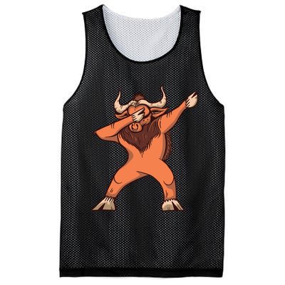 Dabbing Ox Mesh Reversible Basketball Jersey Tank