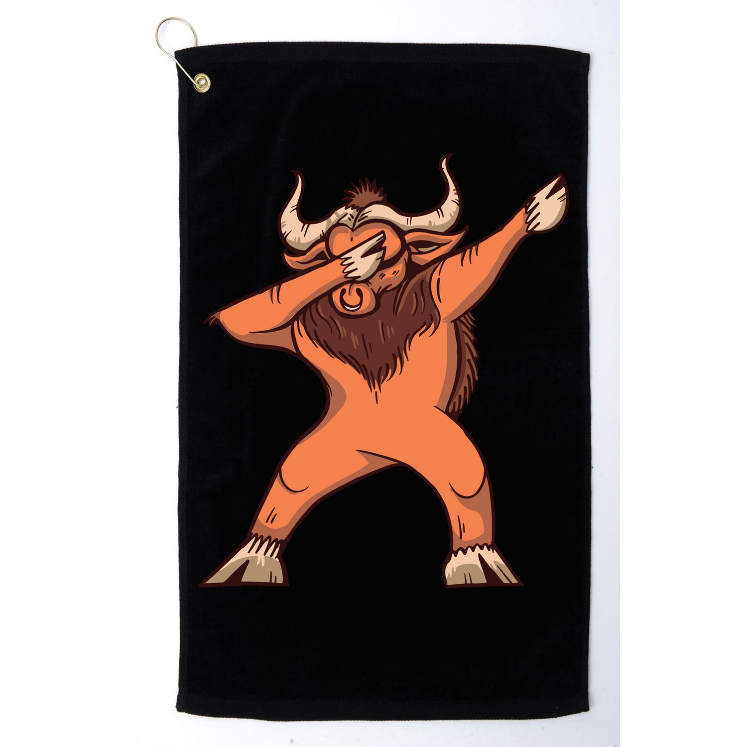 Dabbing Ox Golf Towel