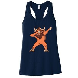 Dabbing Ox Women's Racerback Tank