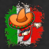 Dabbing Pepper Cinco de Mayo Adult Drive Performance Visor