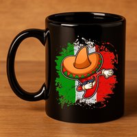 Dabbing Pepper Cinco de Mayo 11oz C Handle Ceramic Mug