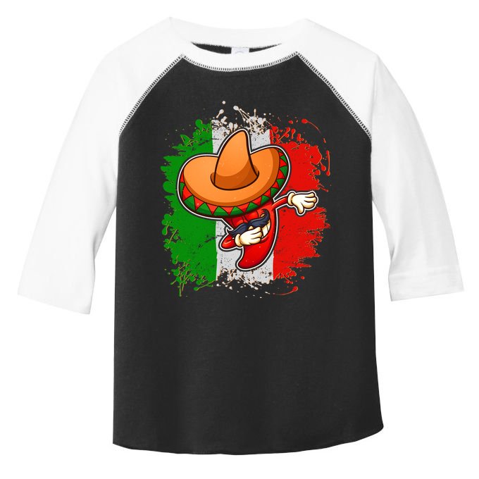 Dabbing Pepper Cinco de Mayo Toddler Fine Jersey T-Shirt