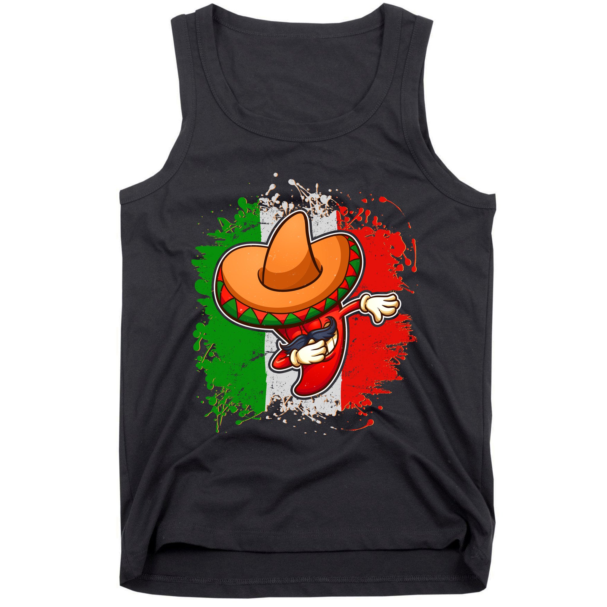 Dabbing Pepper Cinco de Mayo Tank Top