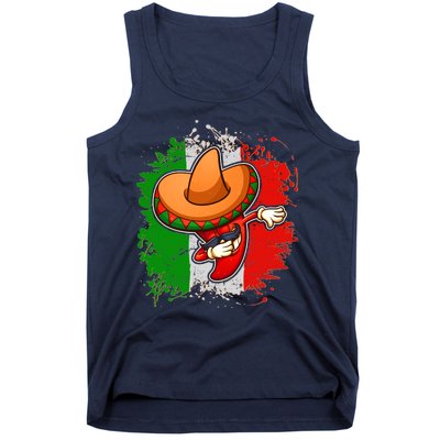 Dabbing Pepper Cinco de Mayo Tank Top