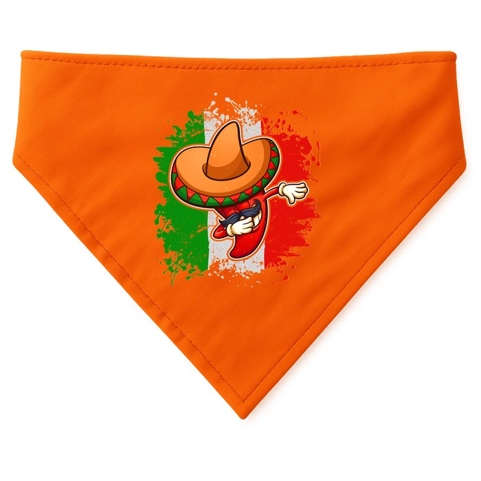 Dabbing Pepper Cinco de Mayo USA-Made Doggie Bandana