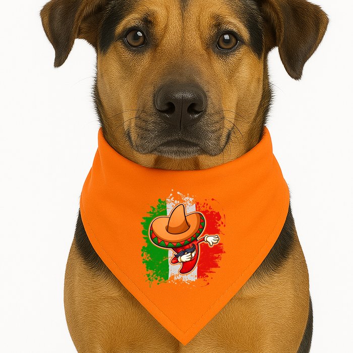 Dabbing Pepper Cinco de Mayo USA-Made Doggie Bandana