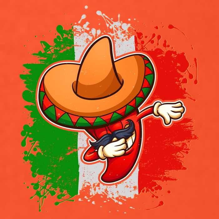 Dabbing Pepper Cinco de Mayo USA-Made Doggie Bandana