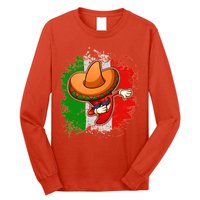 Dabbing Pepper Cinco de Mayo Long Sleeve Shirt