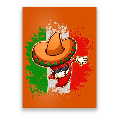 Dabbing Pepper Cinco de Mayo Poster