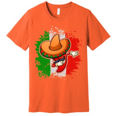 Dabbing Pepper Cinco de Mayo Premium T-Shirt