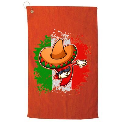 Dabbing Pepper Cinco de Mayo Golf Towel