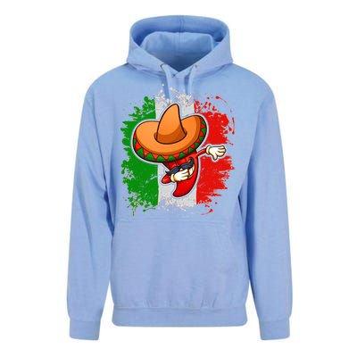 Dabbing Pepper Cinco de Mayo Unisex Surf Hoodie