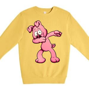 Dabbing Pig Premium Crewneck Sweatshirt