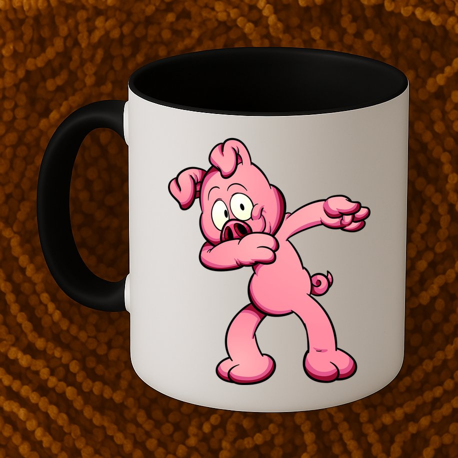 Dabbing Pig Mug