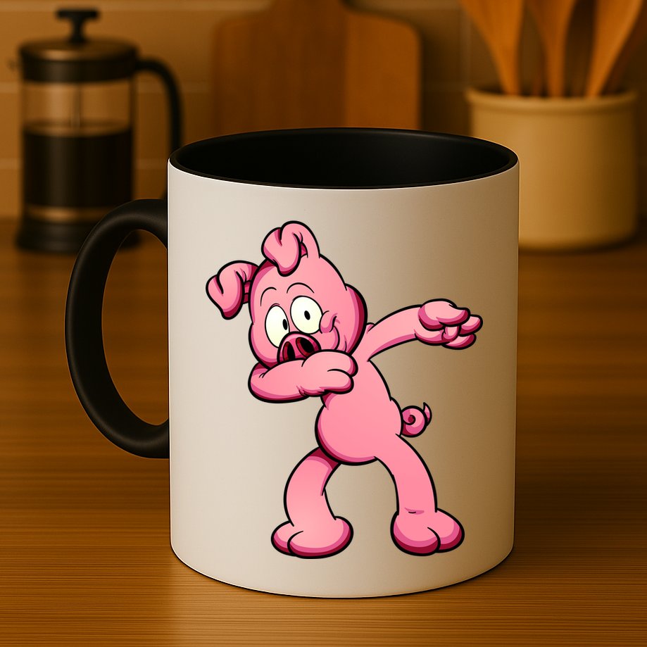 Dabbing Pig Mug