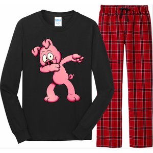 Dabbing Pig Long Sleeve Pajama Set