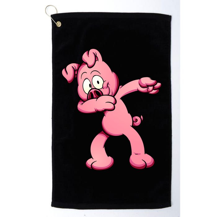Dabbing Pig Golf Towel