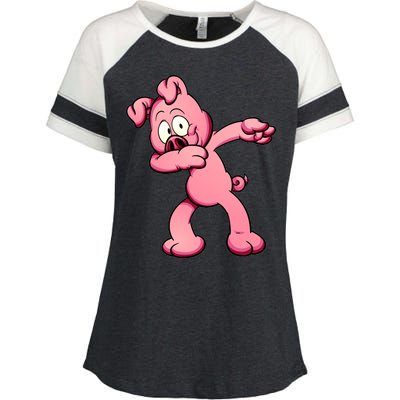 Dabbing Pig Enza Ladies Jersey Colorblock Tee