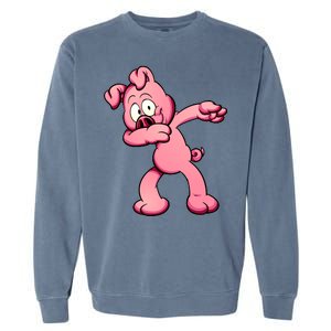 Dabbing Pig Garment-Dyed Sweatshirt