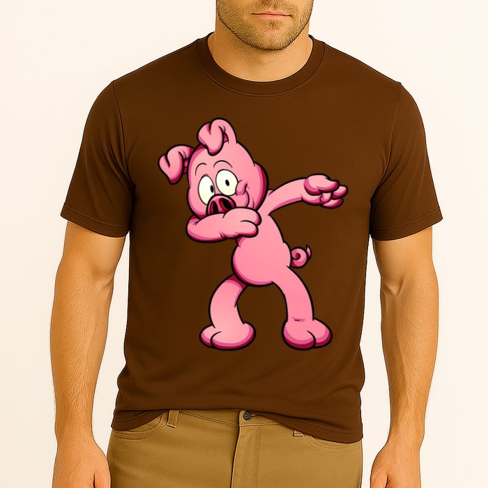 Dabbing Pig Cooling Performance Crew T-Shirt