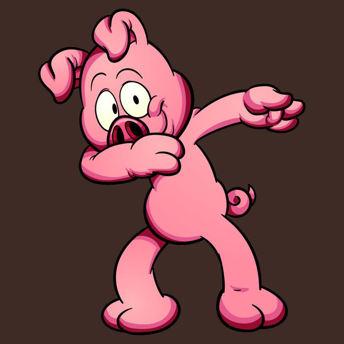 Dabbing Pig Apron