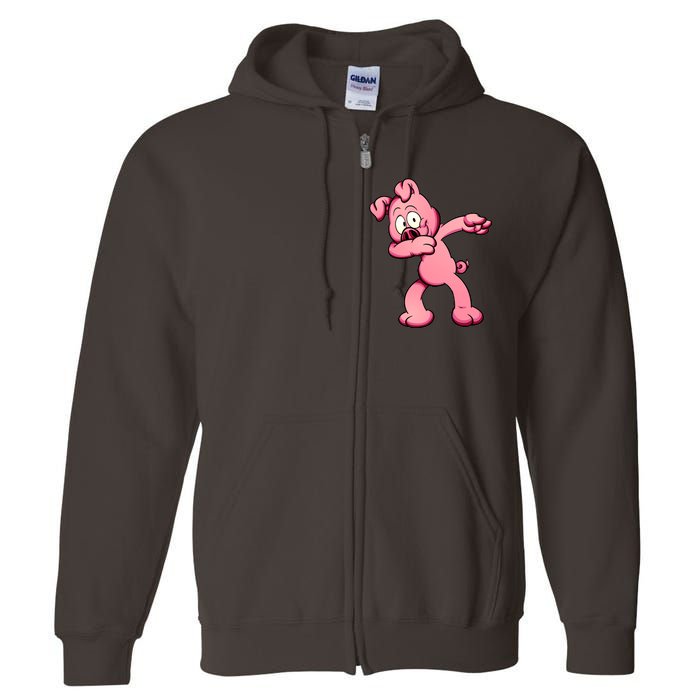 Dabbing Pig Full Zip Hoodie