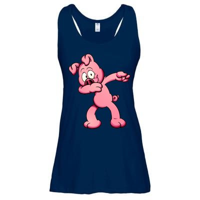 Dabbing Pig Ladies Essential Flowy Tank