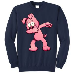 Dabbing Pig Tall Sweatshirt