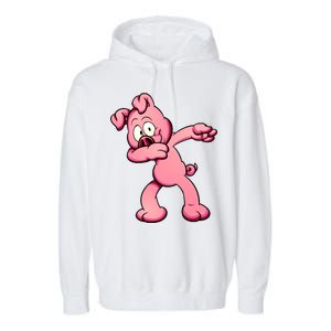 Dabbing Pig Garment-Dyed Fleece Hoodie