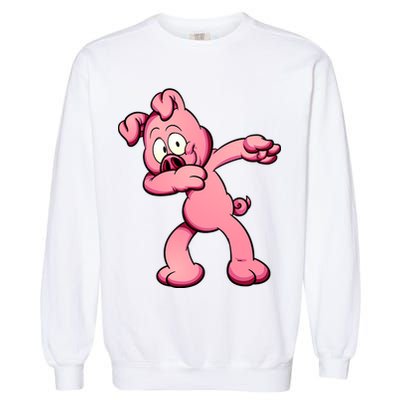 Dabbing Pig Garment-Dyed Sweatshirt