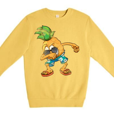 Dabbing Pineapple Premium Crewneck Sweatshirt